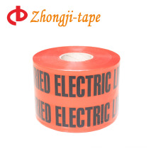 Electric line use red non-detectable pe underground tape